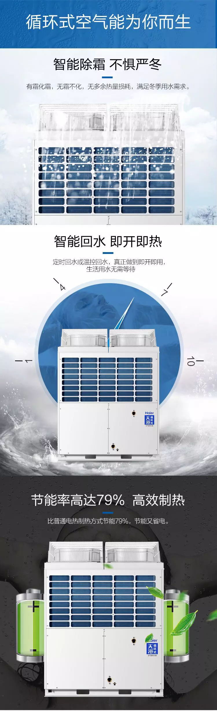 海爾空氣能熱水器